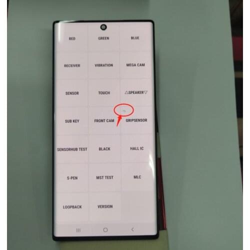 Dead pixel Original For Samsung Galaxy Note 10 Lcd with Frame Display Touch Screen Digitizer Assembly Dead pixel