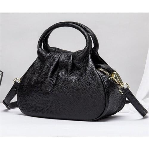 Casual Women Crossbody Bag High Quality Woman Bag Genuine Leather Handbag Lady Tote Bag Fashion Female Shoulder Bag