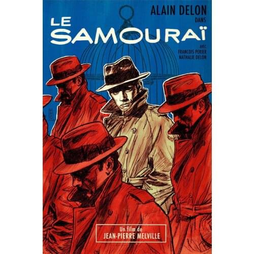 Le Samourai Movie Art Film Print Silk Poster Home Wall Decor 24x36inch