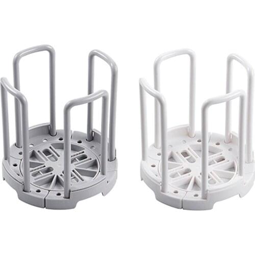 Dinnerware Bowl Plate Holder Plastic Drain Rack Dish Storage Display Stand Drying Shelf Tableware Drainer Rack Kitchen Organizer