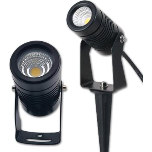 LED COB Garden Lighting 3W 5W 10W Spike Lawn Lamp Waterproof Led Light Garden Decoration Outdoor Path Spotlights 110 220V DC12V