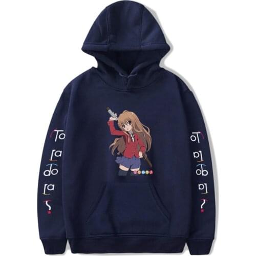 Print WAWNI Toradora Men Women Hoodie Anime Sweatshirt Hip Hop Hoodies Boy Girls Fashion Streetwear Anime Hooded Sweatshirt Mens