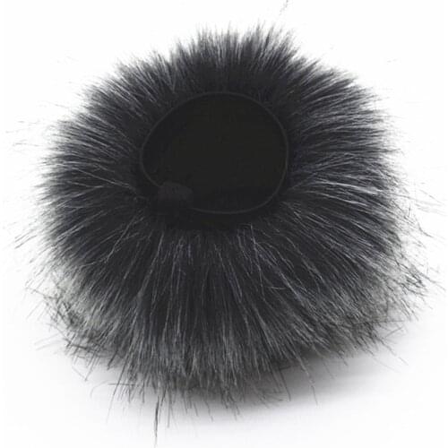 Outdoor Artificial Fur Wind Microphone Cover Muff Windscreen Sleeve Shield For AT2020 AT4040 AT2500 AT2035 Sponge Foam Cover