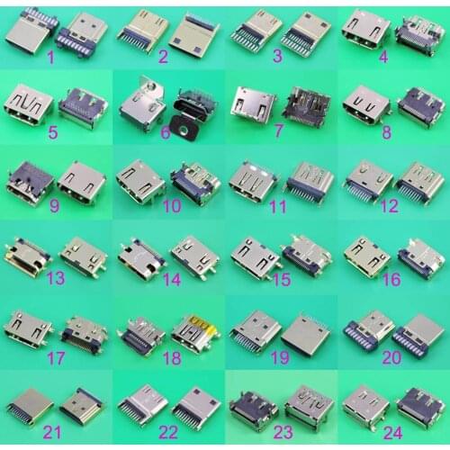 YuXi for Male Plate 19Pin Plug Wire Solder for DIY Connectors