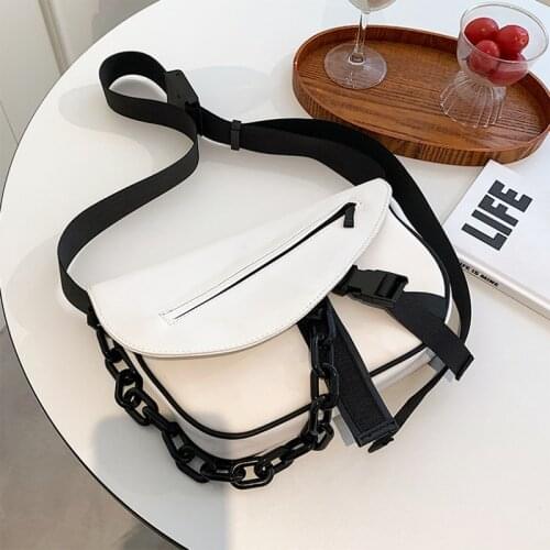 PU Leather Crossbody Bags Women Famous Brand Design Female Shoulder Bag Fashion Wide Shoulder Strap Large Capacity Women Bag