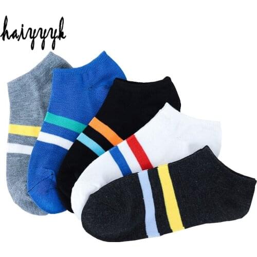 10 Pieces = 5 Pairs New Fashion Brand Men Socks Slipper Invisible Cotton Short Socks Male Casual Sock HOT SALE