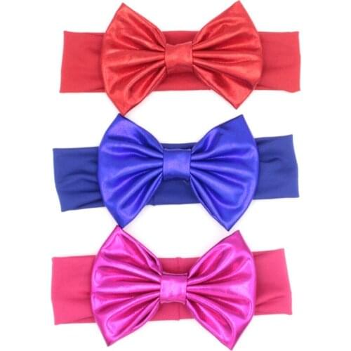 10pcs/lot New Chic Baby Headband with 5'' bow Flower Hair Accessory Children Headwrap Hair Bow Hairband Headwear