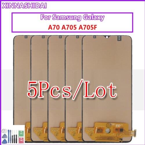 5pcs/lot LCD Display For Samsung Galaxy A70 LCD A705 A705F SM-A705MN Display Touch Screen Digitizer Assembly