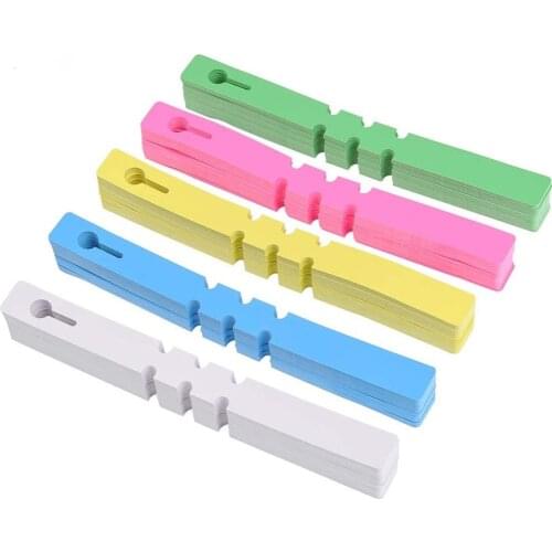 50pcs-pack Plastic Durable Plant Hanging Tags UV resistant Nursery Gardening Labels Ring set of tags flowers plant tags