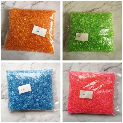 500g/Lot 7mm Multicolor Round Shape Dome Fishbowl Beads Design Acrylic,Crystal Cabochons, Jewelry Accessories For Diy