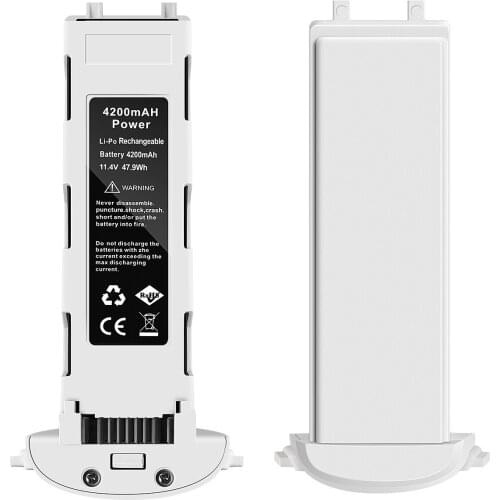 4200mAh Battery for Hubsan H117S Zino GPS RC Quadcopter Spare Parts 11.4V Battery for RC FPV Racing Camera Drones New White