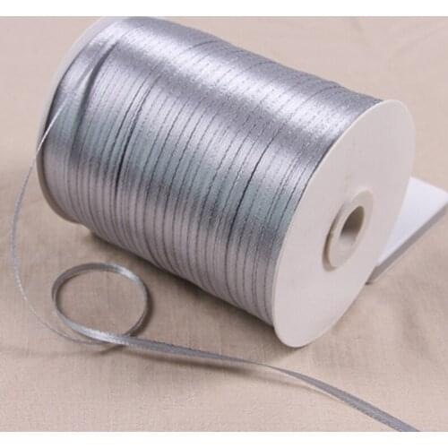 1/8" 3mm Satin Ribbon for packing and bow & Garment Accessories 20y/lot 59