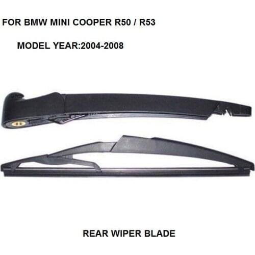 CAR BACK WINDOW FOR BMW MINI COOPER R50 R53 REAR WINDSCREEN WIPER ARM AND BLADE SET BRAND NEW 2004-2008