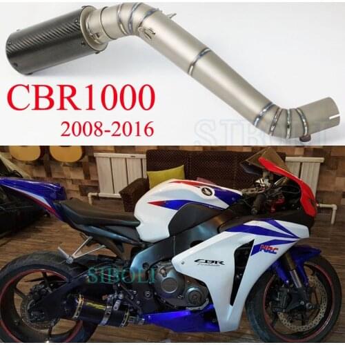 CBR1000 Motorcycle Exhaust Muffler Carbon Fiber Exhaust Titanium Pipe For HONDA CBR1000RR 2008 2009 2010 11 12 2013 14 15 2016