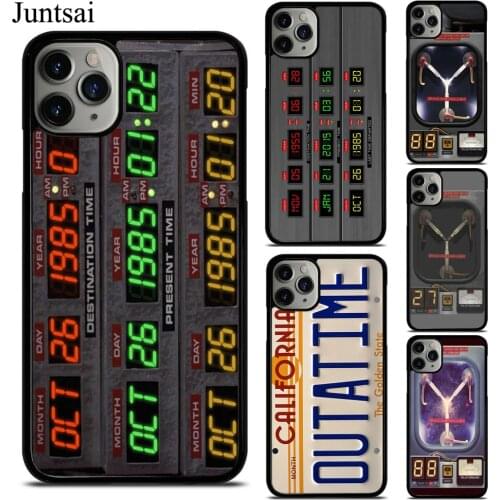Back to the Future Flux Capacitor Case For iPhone 11 12 Pro Max mini XS Max XR X SE 2020 6S 7 8 Plus Case Back Cover