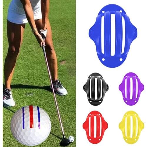 Lotusflower 2pcs New Design Golf Accessories 4 Color ABS Golf Ball Marker Liner Golf Marker Clip Hats Clips Ball marker