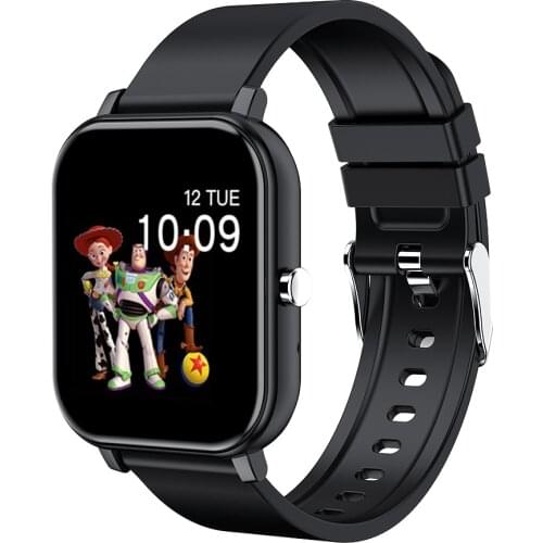 Men & women square smart waterproof sports watch heart rate meter pedometer blood pressure Bluetooth Android iOS bracelet