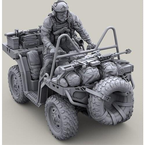 Resin Figure 1/35 Scale Model Kit Locomotive Soldier (No Car) GK Assembly Models Kit Resin Colorless Self-Assembled Toy NO.242