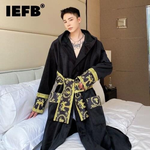 IEFB Men's Bathrobes