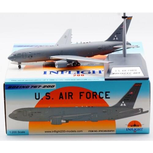 1:200 Alloy Collectible Plane Gift INFLIGHT IFKC46USAF01 US AIR FORCE Boeing B767-200 Diecast Aircraft Jet Model 18-46049