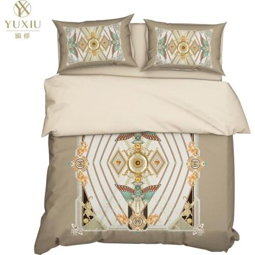 YuXiu3D Digital Printing Duvet Covers 3-Pieces set Black Bedding Set Bed Linen Cover and Pillowcase(s) King Queen Full Twin size