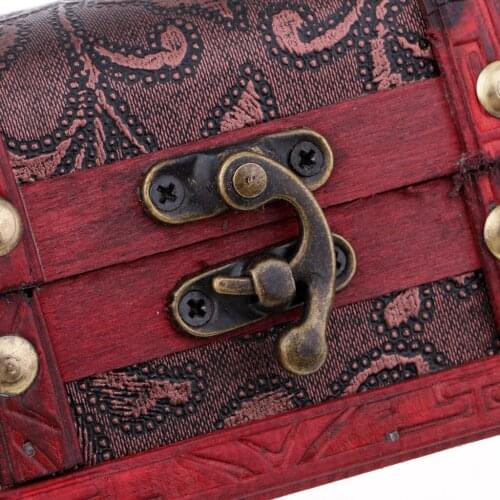 Jewelry Box, Wooden Jewellery Box Organizer Storage Case Vintage Watch Box with Lock Jewelry Storage for Men Women