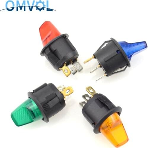5PCS rocker switch with 12v illuminated lamp