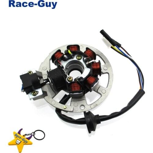 5 Wires 7 Coils Ignition Magneto Stator For 2 Stroke Keeway Fact Hurricane Matrix RY8 PGO 50cc 90cc KYMCO Cobra AEON 50 Mongoose