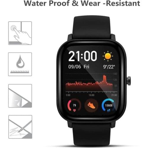 Soft Protective Film Guard for Xiaomi Huami Amazfit GTS2 GTS 2 mini smartwatch 3D Curved Full Screen Protector Films Accessories