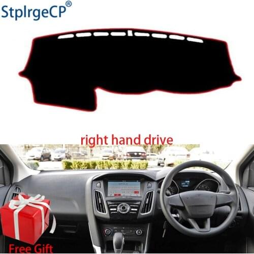 Car Dashboard Cover Mat for Foucs 2014 2015 2016 2017 2018 Right Hand Drive Dashmat Pad Dash Mat Covers Dashboard Accessories