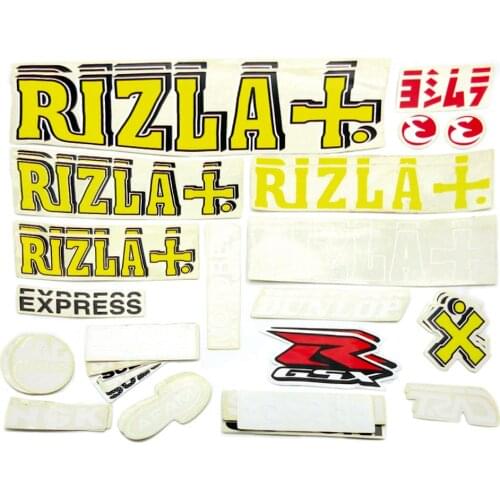 New Motorcycle Full Fairing Ornamental Sticker Decals For Suzuki GSXR600 GSXR750 GSXR1000 GSXR 750 600 1000 Rizla Motor Stickers