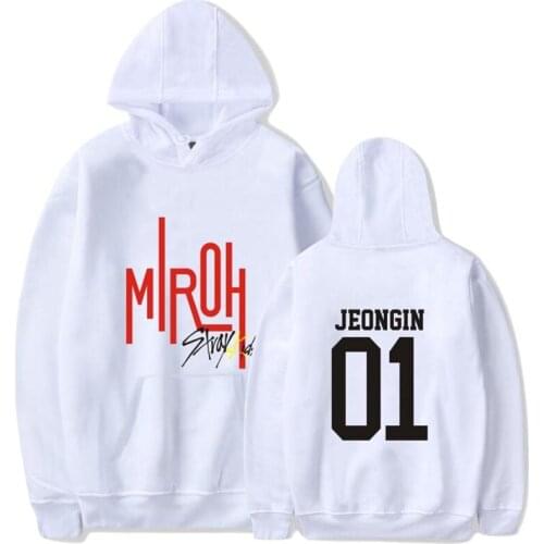 New KPOP StrayKids New Album MIROH Sweatshirt BANGCHAN pullover Sweatershirt SEUNGMIN loose top streetwear