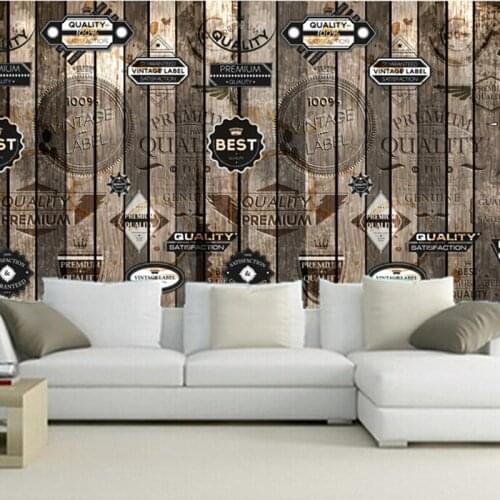 Custom 3D large mural, Retro personality board papel de parede,living room sofa TV wall bedroom wall paper