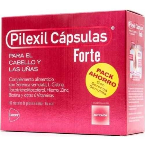 PILEXIL CAPSULAS FORTE CABELLO Y UÑAS 150 CAPSULAS