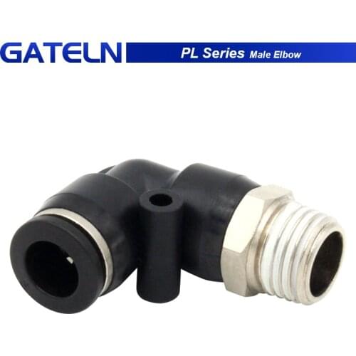 Pneumatic Fitting PL Series Male Elbow PL4-01 PL6-M5 PL6-01 PL8-02 10-02 Air Hose Connector Air Fittings pneumatic