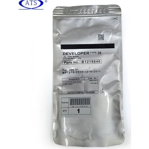 Developer Powder Type 28 B1219640 for Ricoh MP 1600 1610 2000 2018 1018 2011 Aficio 2015 2016 2018 2020 3025 3030 Copier Parts