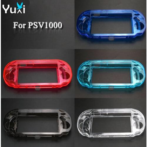 YuXi Clear Hard Case Transparent Protective Cover Shell Skin for Sony psv1000 Psvita PS Vita PSV 1000 Crystal Body Protector