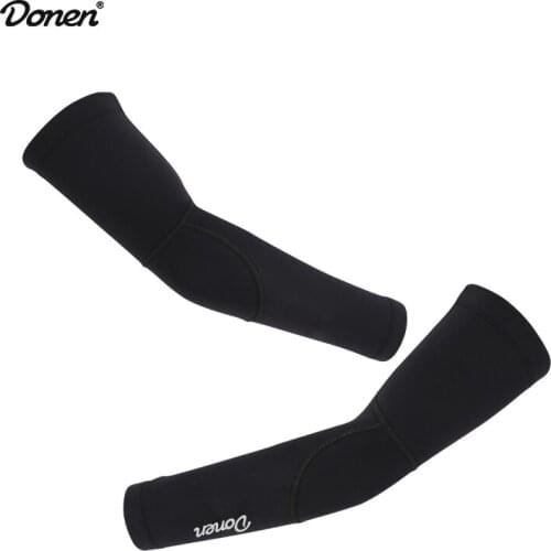 DONEN Unisex Fleece Bike Arm Keep Warm Windproof Quick-drying cycling arm Sleeves for summer Sport Cuff Ridding Running