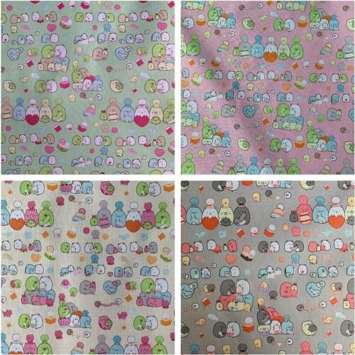 Sumikkogurashi Patchwork PVC Acrylic Polyester Composite Waterproof Oxford Fabric Cloth DIY Tablecloth 145cm*91cm