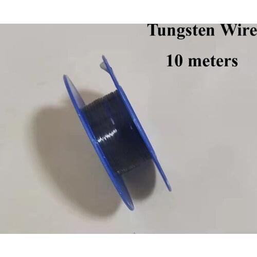 0.1mm Dia High Purity Industry Experiment Black Tungsten Wire Vacuum Heating W Material about 10 meters