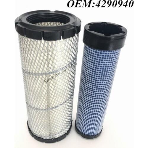 Air Filter 4290940 FOR Excavator VOLOV EC55 Ynmar VIO75 HITACHI EX60 EX70-7 ZX70 KOBELCO SK60 SK60-2 SK60-7 forklift TCM 700