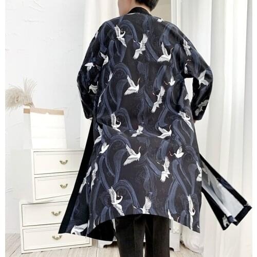 Yukata haori men Japanese kimono cardigan men samurai costume clothing kimono jacket mens kimono shirt yukata haori FF001