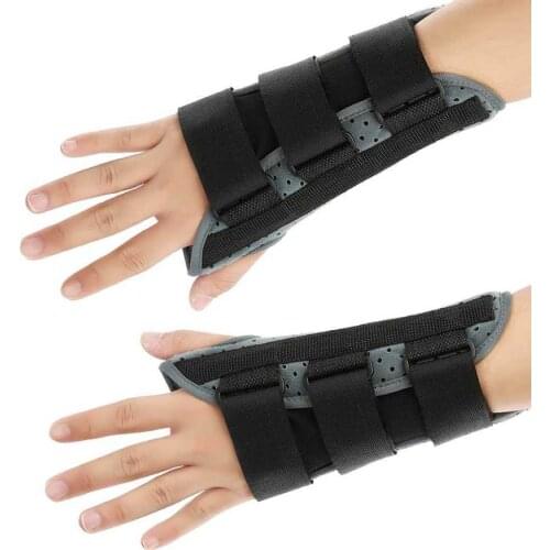 Adjustable Wrist Guard Breathable Comfortable Wrist Support Brace Protective Support Splint Wrist Joint Sprain Guard Black