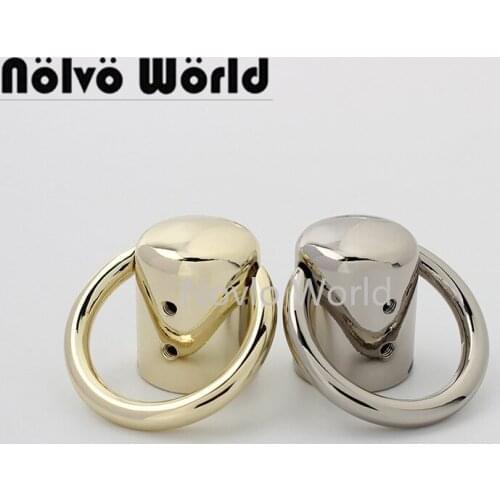 10-50pieces 50*18mm 3/4'' light gold alloy tassel cap for woman crossbody decorate with hanging bells chain purse hardware