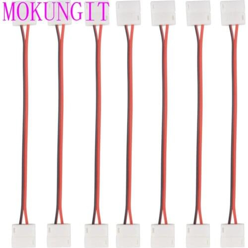 400Pcs 10mm 2PIN LED strip single color PCB LED connections for LED strip single-end and double-end