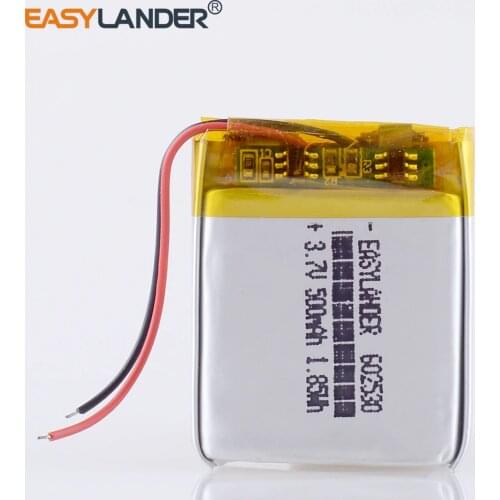 Car video recorder DVR Lithium Polymer 602530 Battery portable speaker auto-register headphones FOR T5 Charging Case batteries