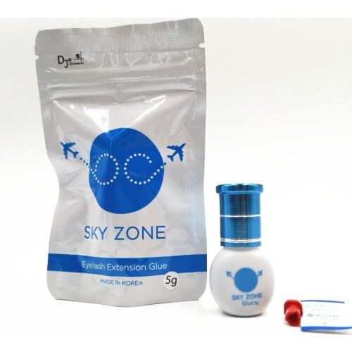 Free Shipping Original Korea Sky Zone Glue Eyelash Extensions Glue 5ml 1 bottle 2018 New Brand