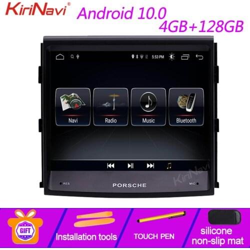 KiriNavi 8.4" Touch Screen 2 Din Android 10.0 Auto Radio Automotivo For Porsche Cayenne Car Dvd Player GPS Navigation Stereo 4G