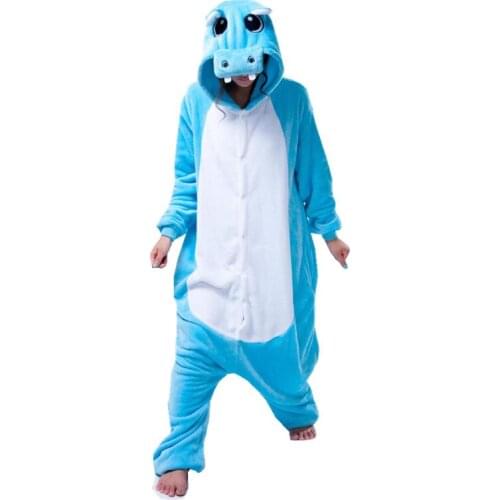 Hippopotamus Animal Costume Adult Onesies Pajama Clothes For Halloween Carnival Masquerade Party
