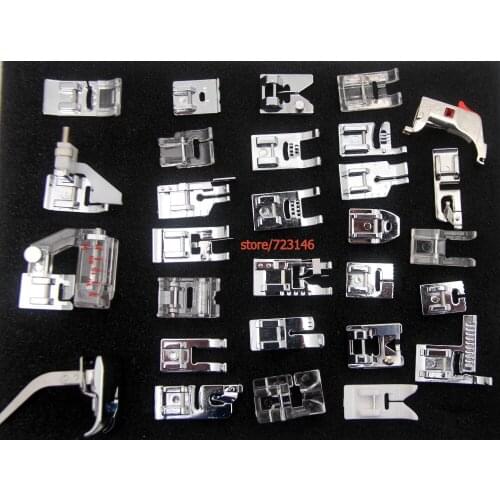 Multifunctional kit 29 Presser Foot Feet Domestic Sewing Machine Part Accessories for BERNINA Artista,Activa,Aurora,Virtuosa